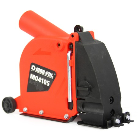 Coperchio antipolvere per smerigliatrici angolari 115125 mm con attacco aspirazione e accesso angoli